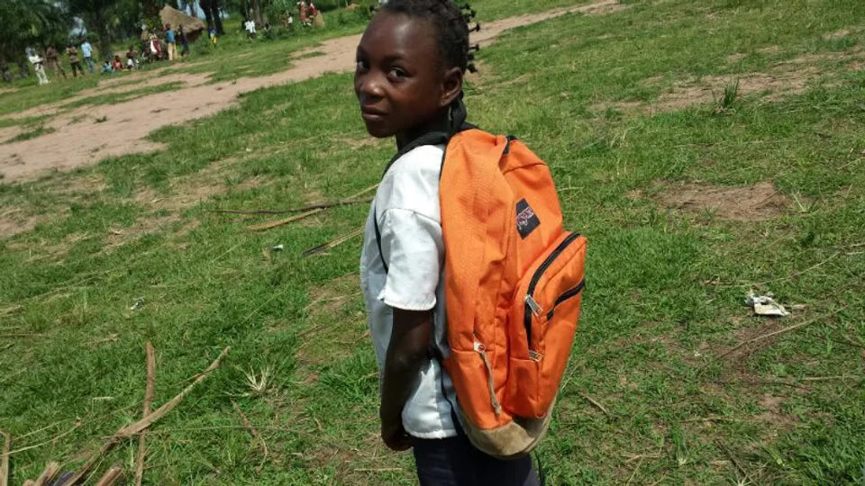 31 mochilas llegan a Kasai gracias a la Fundación ABC