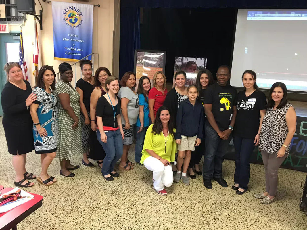 La escuela primaria Sunset se une a la familia Kasai