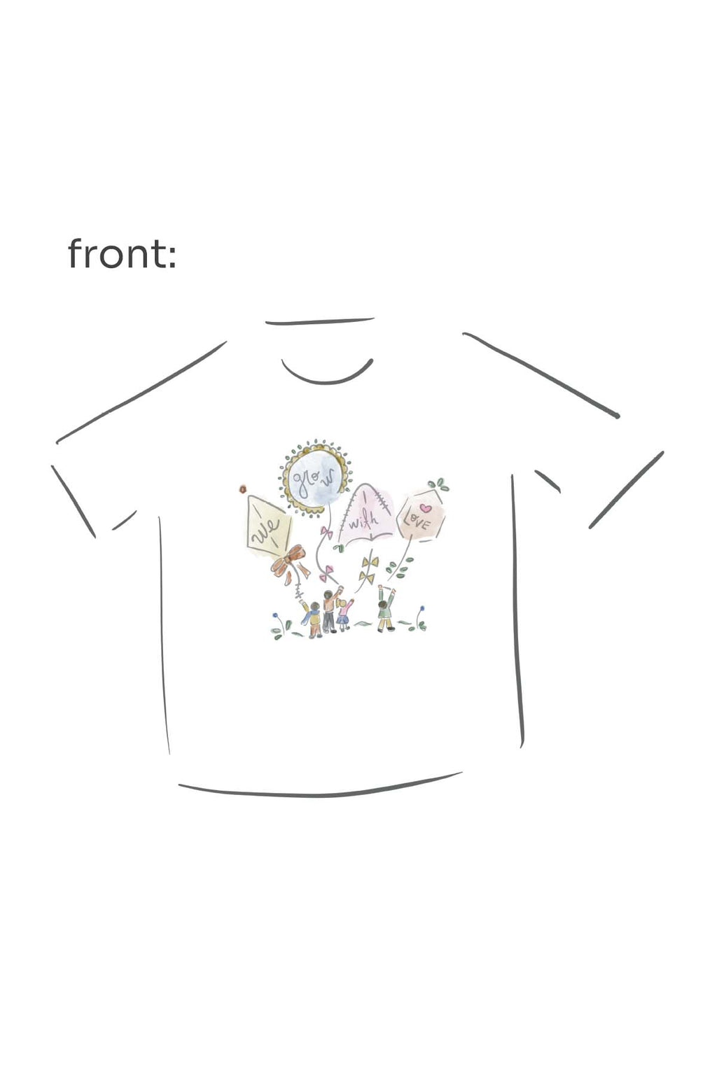 Graphic Tee - We Grow with Love