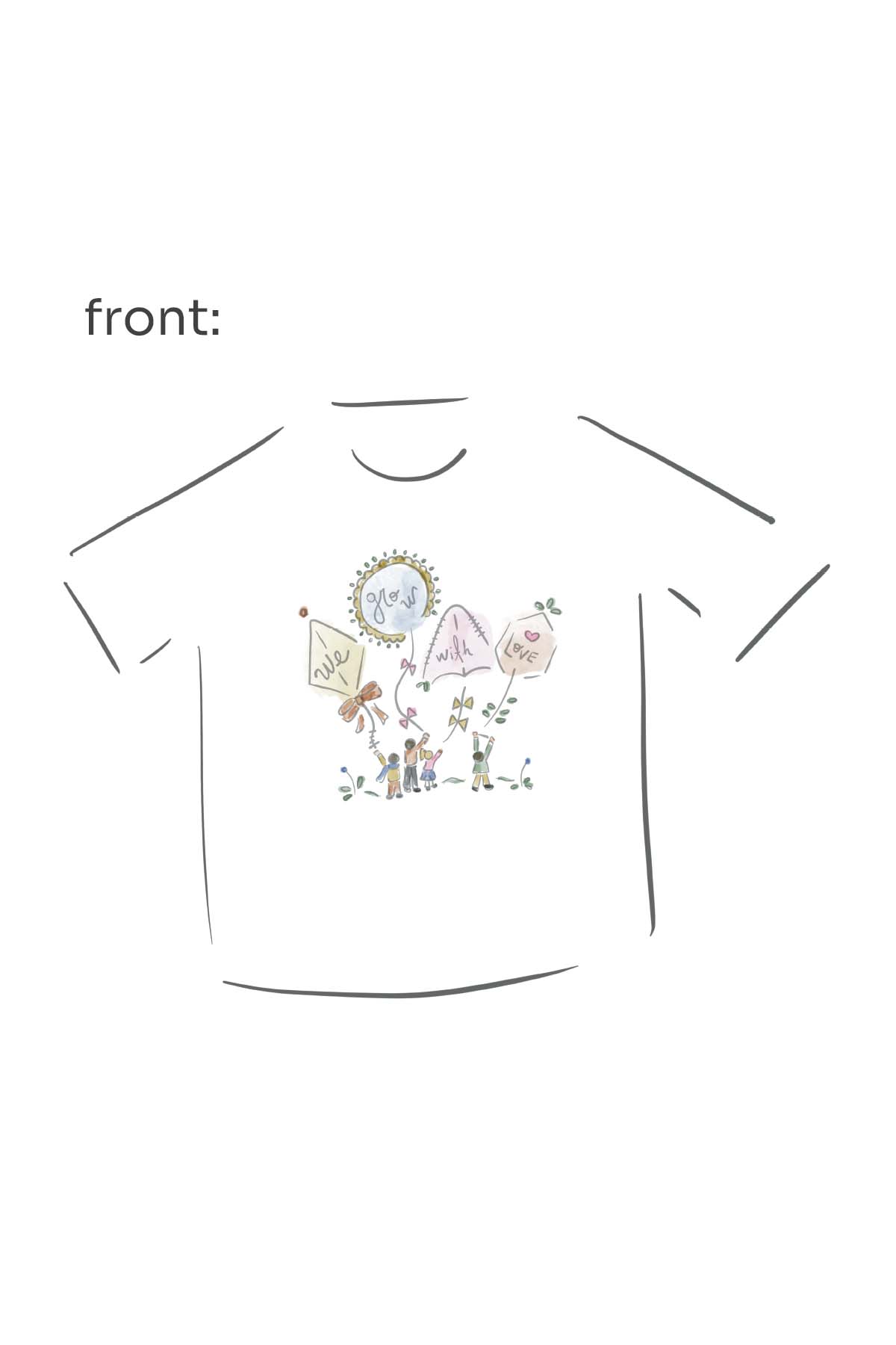 Graphic Tee - We Grow with Love